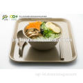 Cheap wholesale disposable biodegradable tray dinnerware charger plate